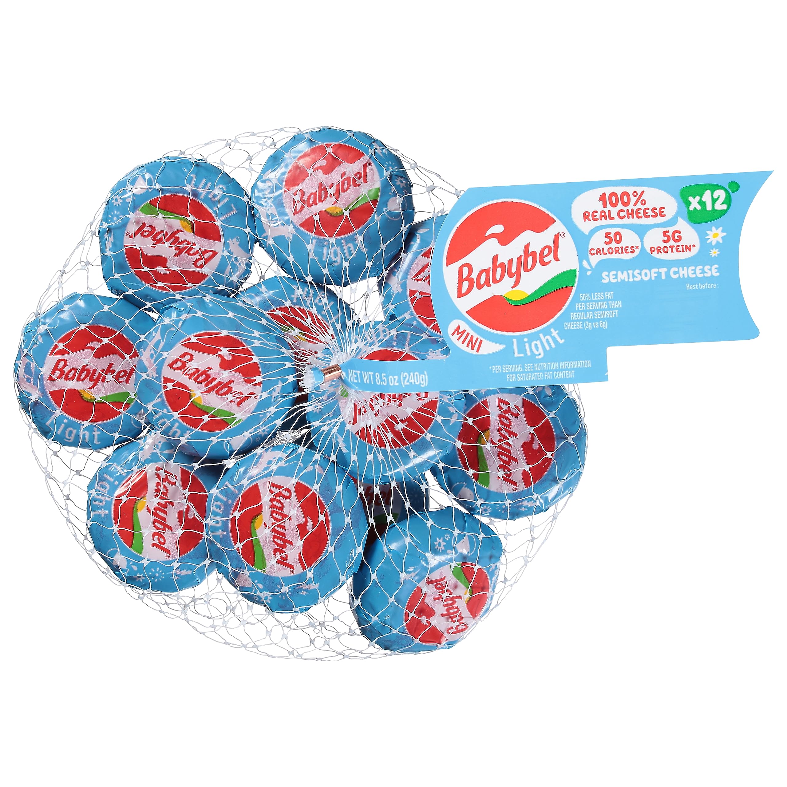 Amazon.com: Mini Babybel® Light Snack Cheese, 12 Pack (8.5 oz